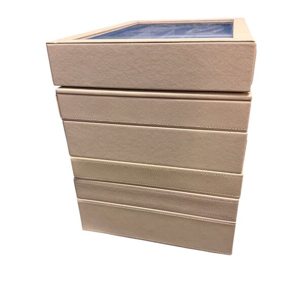 Stackers Jewelry Storage Box With Glass Lid & 6 Stackable Layers - Picture 5 of 13